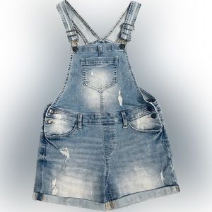 Short denim romper, brand new